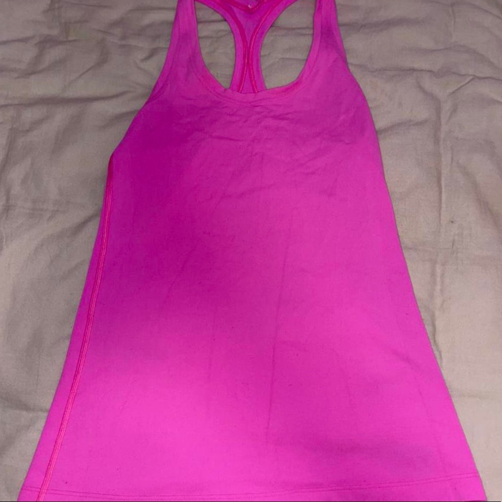LULULEMON pink tank top